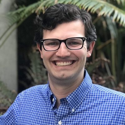 a man wearing glasses