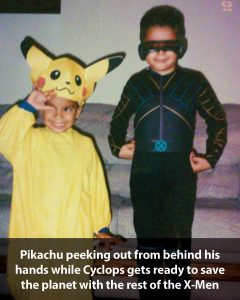 a person in a costume