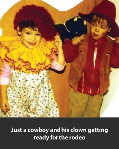 a little girl and a little boy